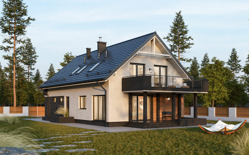 3D Architektur-Visualisierung Einfamilienhaus EFH Griffel 3D Design